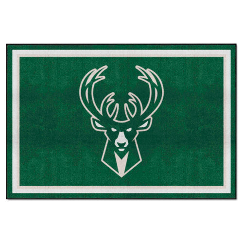 Fanmats - NBA - Milwaukee Bucks 5x8 Rug 59.5''x88''