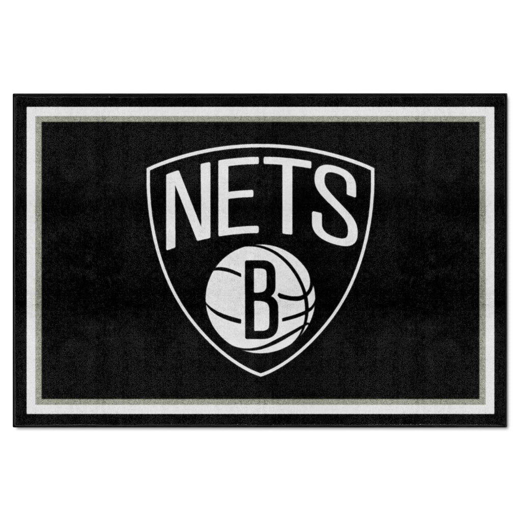 Fanmats - NBA - Brooklyn Nets 5x8 Rug 59.5''x88''