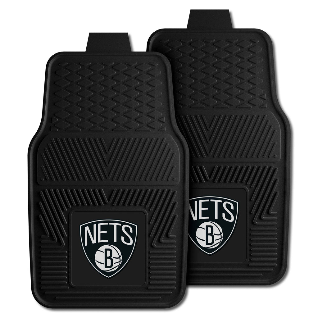 Fanmats - NBA - Brooklyn Nets 2-pc Vinyl Car Mat Set 17''x27''