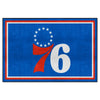 Fanmats - NBA - Philadelphia 76ers 5x8 Rug 59.5''x88''