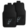 Fanmats - NBA - San Antonio Spurs 2-pc Vinyl Car Mat Set 17''x27''