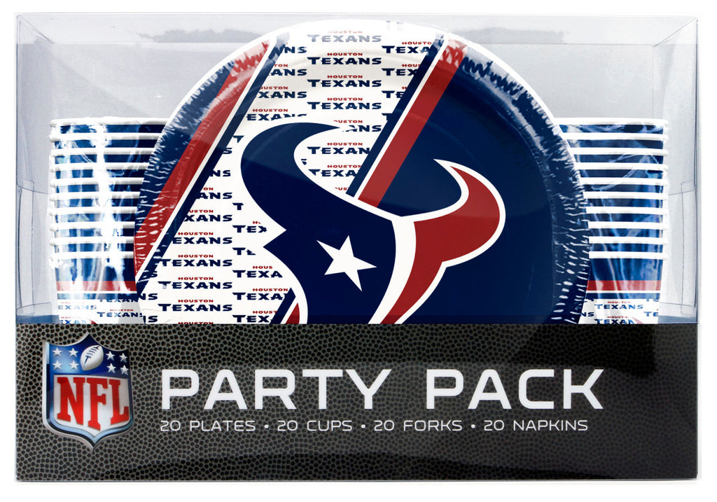 Houston Texans Party Pack 80 Piece - Duck House