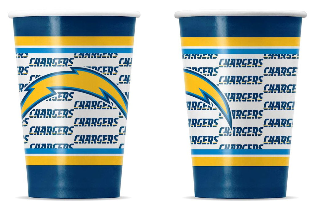 Los Angeles Chargers Disposable Paper Cups - 5.5