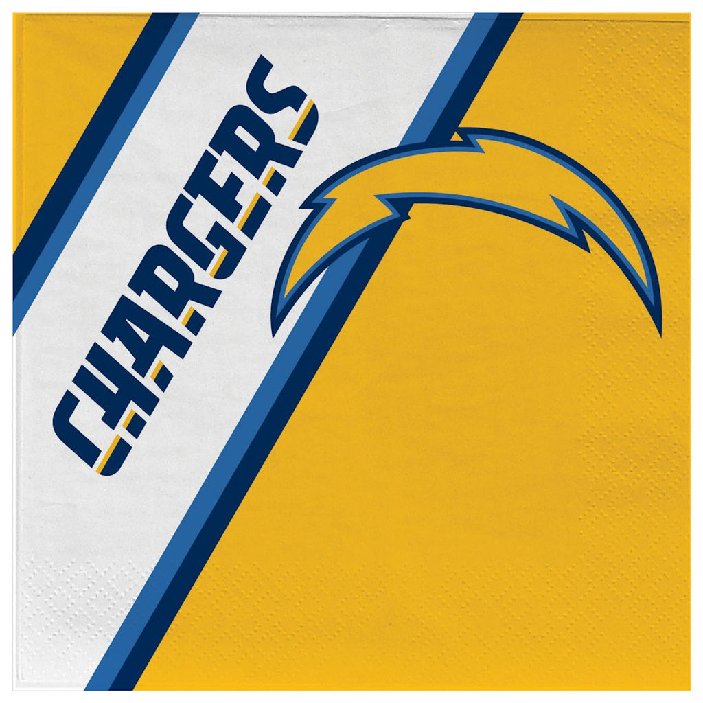 Los Angeles Chargers Paper Napkins Disposable - Duck House