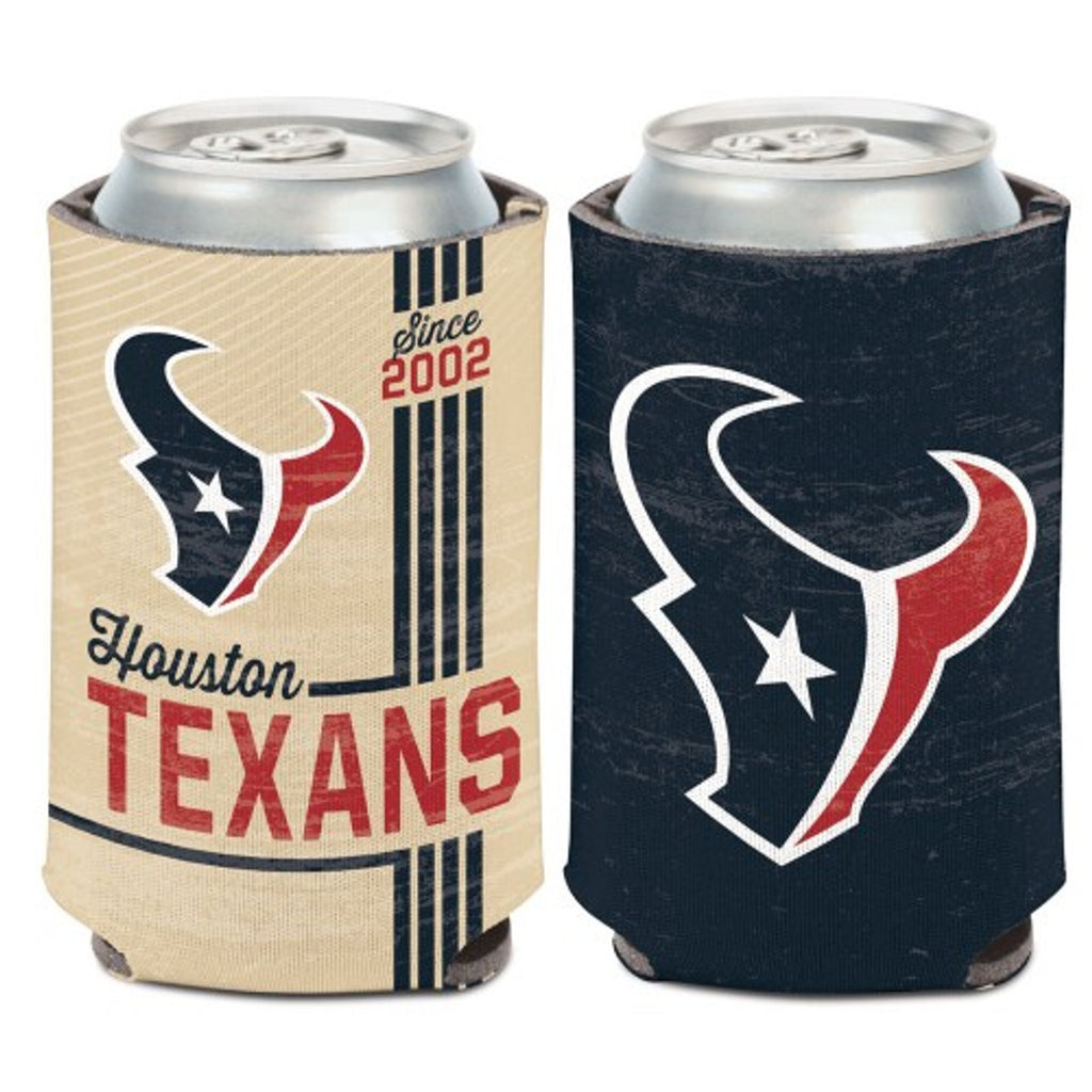 Houston Texans Can Cooler Vintage Design Special Order - Wincraft