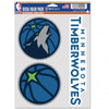 Minnesota Timberwolves Decal Multi Use Fan 3 Pack - 0
