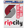 Portland Trail Blazers Decal Multi Use Fan 3 Pack - 0