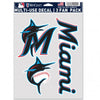 Miami Marlins Decal Multi Use Fan 3 Pack - 0