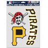 Pittsburgh Pirates Decal Multi Use Fan 3 Pack - 0