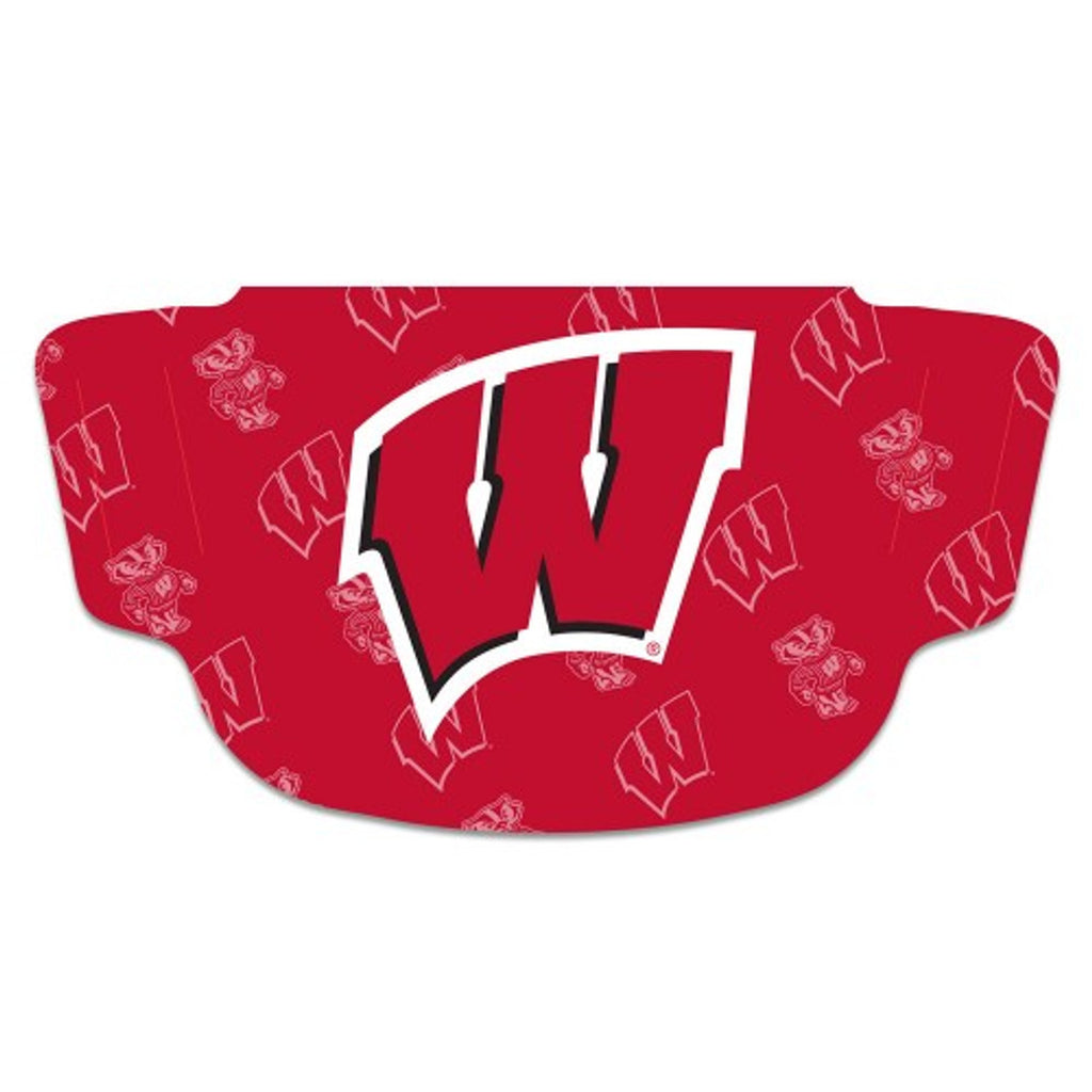Wisconsin Badgers Face Mask Fan Gear - Wincraft