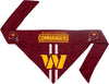 Washington Commanders Pet Bandanna Size L - Little Earth