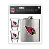 Arizona Cardinals Flask and Shot Glass Set - Mojo Licensing