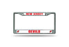 New Jersey Devils License Plate Frame Chrome - Special Order - Rico Industries