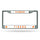 Clemson Tigers License Plate Frame Chrome - Rico Industries