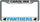 Carolina Panthers License Plate Frame Chrome - Rico Industries