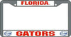 Florida Gators License Plate Frame Chrome - Rico Industries