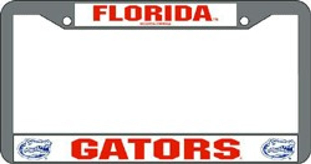 Florida Gators License Plate Frame Chrome - Rico Industries