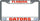 Florida Gators License Plate Frame Chrome - Rico Industries