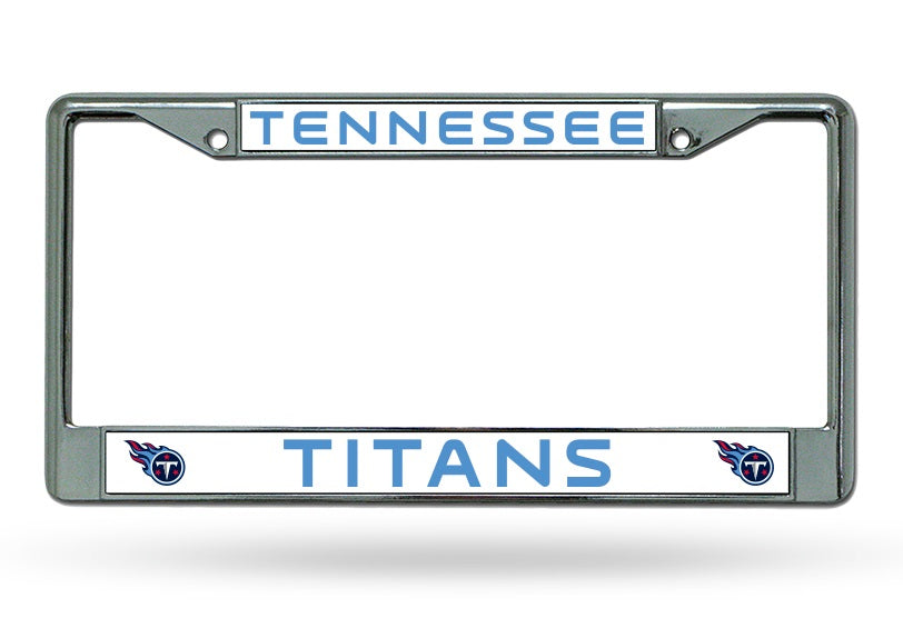 Tennessee Titans License Plate Frame Chrome - Rico Industries