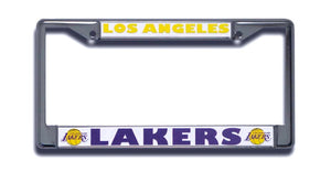 Los Angeles Lakers License Plate Frame Chrome - Rico Industries