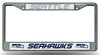 Seattle Seahawks License Plate Frame Chrome - Rico Industries