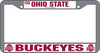 Ohio State Buckeyes License Plate Frame Chrome - Rico Industries