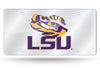 LSU Tigers License Plate Laser Cut Silver - Rico Industries