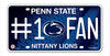 Penn State Nittany Lions License Plate #1 Fan - Rico Industries
