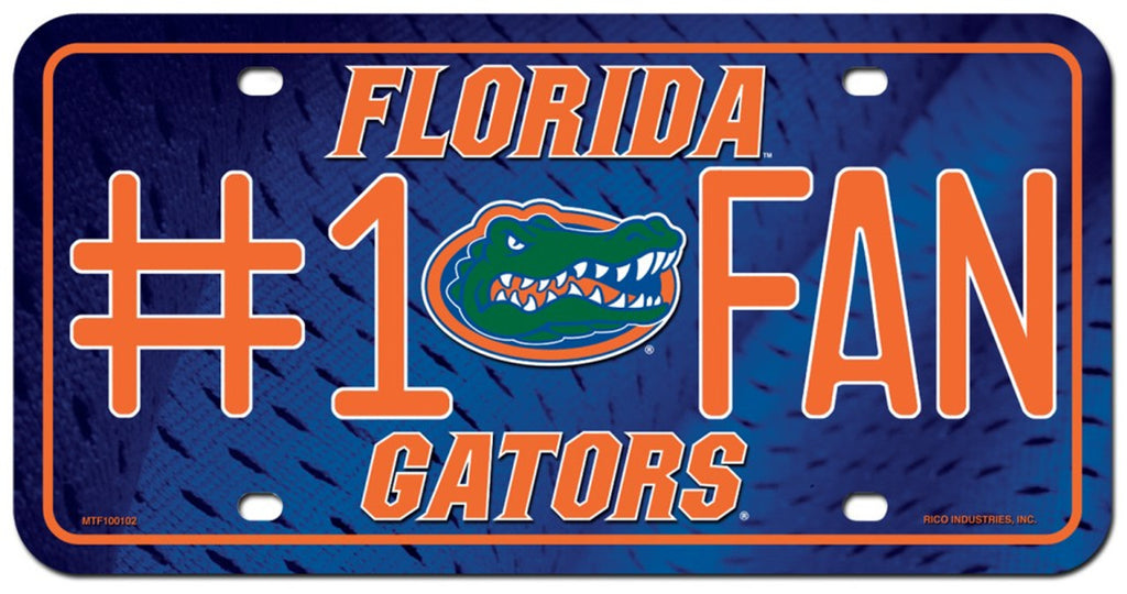 Florida Gators License Plate #1 Fan - Rico Industries