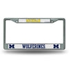 Michigan Wolverines License Plate Frame Chrome - Rico Industries