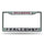 Atlanta Falcons License Plate Frame Chrome Silver/White Insert - Rico Industries