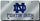 Notre Dame Fighting Irish License Plate Laser Cut Silver - 3