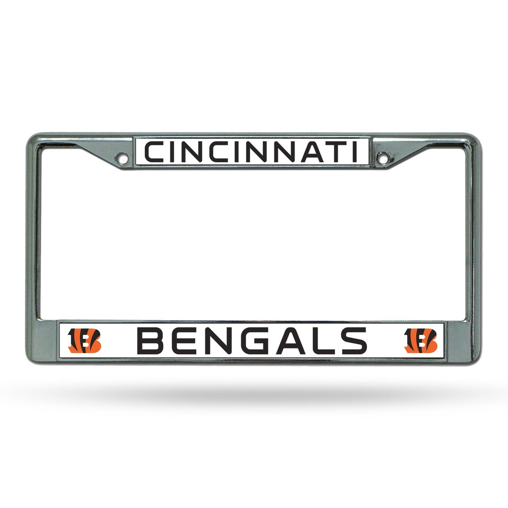 Cincinnati Bengals License Plate Frame Chrome - Rico Industries