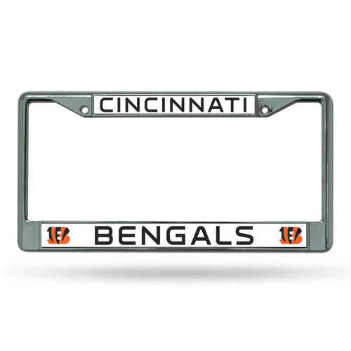 Cincinnati Bengals License Plate Frame Chrome - Rico Industries
