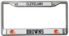 Cleveland Browns License Plate Frame Chrome - Rico Industries