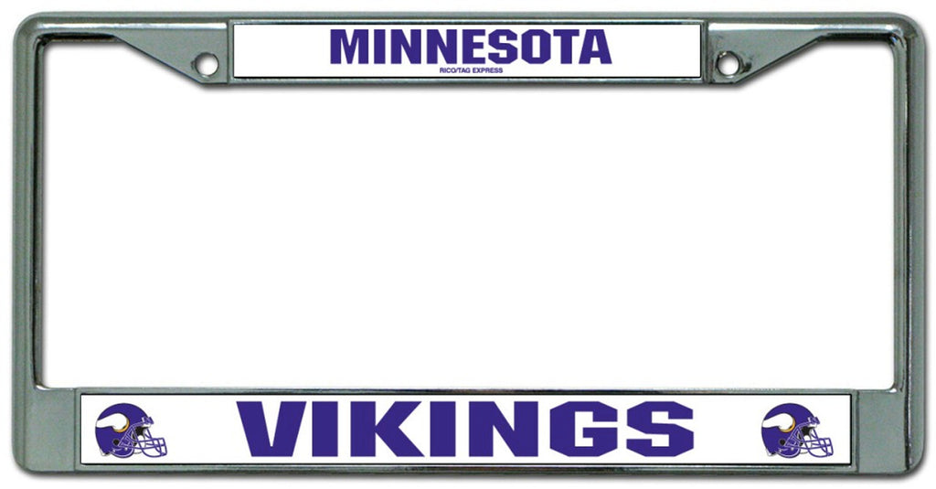 Minnesota Vikings License Plate Frame Chrome - Rico Industries