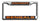 Cincinnati Bengals License Plate Frame Laser Cut Chrome - Special Order - Rico Industries