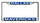 Dallas Mavericks License Plate Frame Laser Cut Chrome - Special Order - Rico Industries
