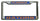 Florida Gators License Plate Frame Laser Cut Chrome - Rico Industries