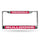 Georgia Bulldogs Laser Cut Chrome License Plate Frame - Rico Industries