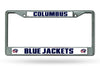 Columbus Blue Jackets License Plate Frame Chrome - Rico Industries