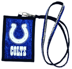 Indianapolis Colts Wallet Beaded Lanyard Style - Rico Industries