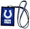 Indianapolis Colts Wallet Beaded Lanyard Style - Rico Industries