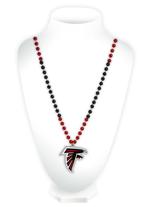 Atlanta Falcons Beads with Medallion Mardi Gras Style - Rico Industries