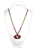 San Francisco 49ers Beads with Medallion Mardi Gras Style - Rico Industries