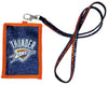 Oklahoma City Thunder Wallet Beaded Lanyard Style - Rico Industries