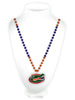 Florida Gators Beads with Medallion Mardi Gras Style - Rico Industries