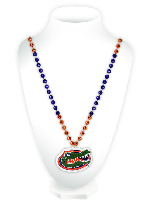 Florida Gators Beads with Medallion Mardi Gras Style - Rico Industries