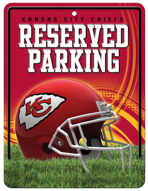 Kansas City Chiefs Sign Metal Parking - Rico Industries