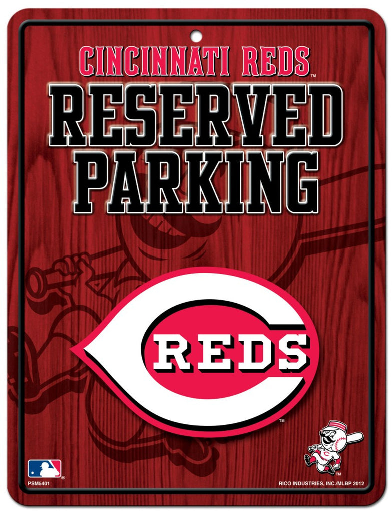 Cincinnati Reds Sign Metal Parking - Special Order - Rico Industries